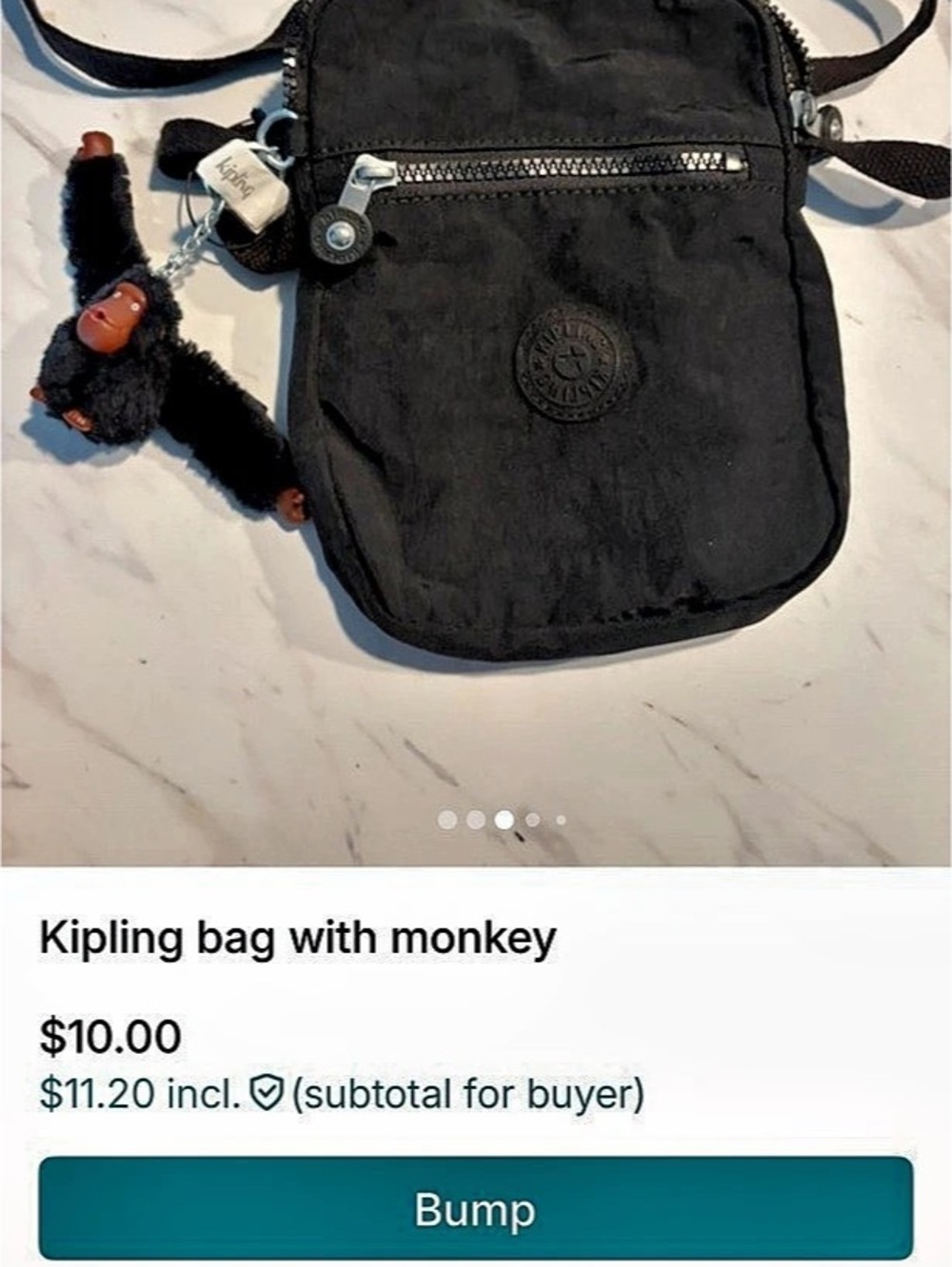 Kipling Black Crossbody Bag